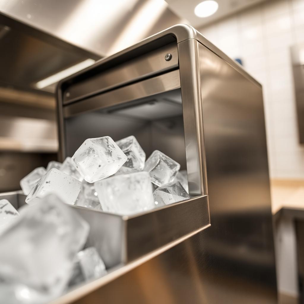 Eiswürfelmaschine in Gastronomieküche
